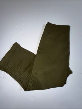 lululemon athletica Olive Green Leggings